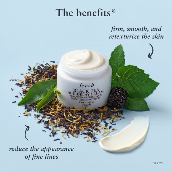 Fresh Black Tea Age Delay Cream | Travel Size | New, No Box - Picture 3 of 4